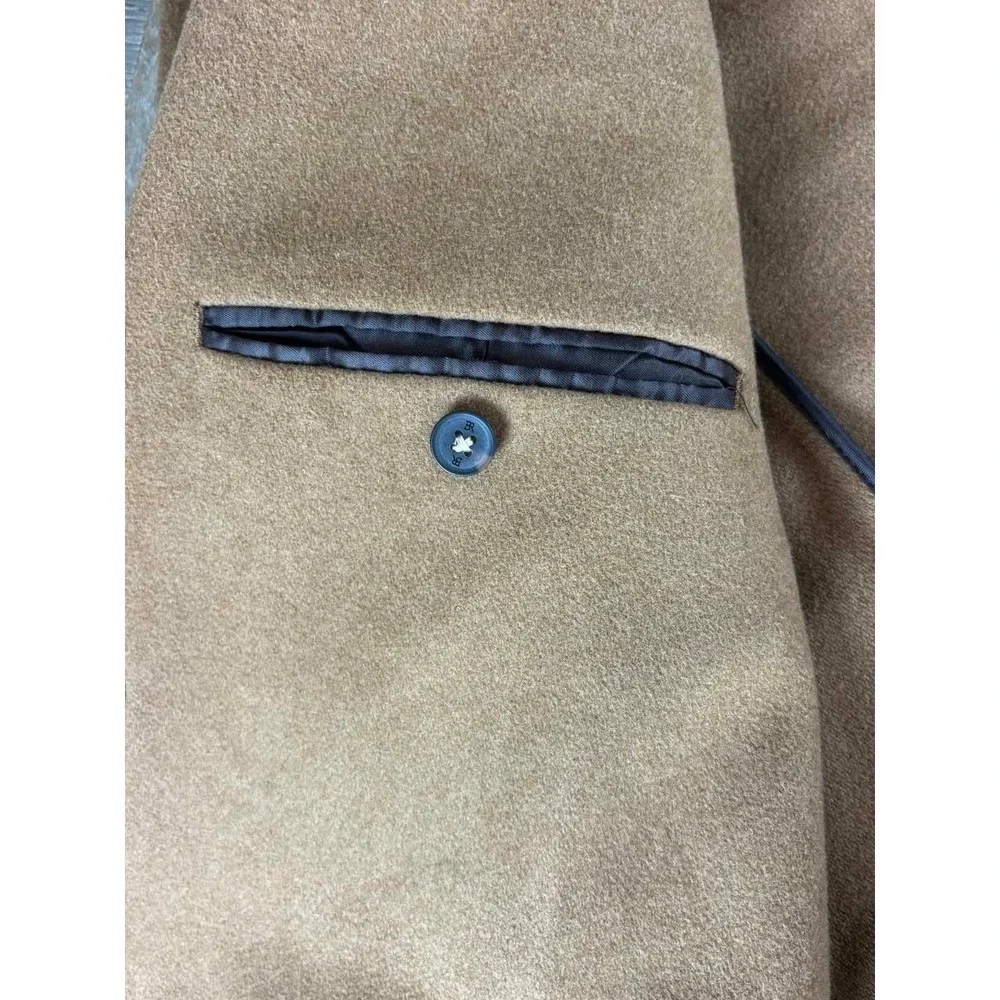 Banana Republic Mens Camel Brown Wool Blend Tailored Fit Blazer Sport Coat 44R
